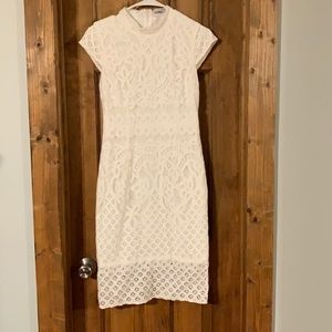 Baltic born white Aria lace dress